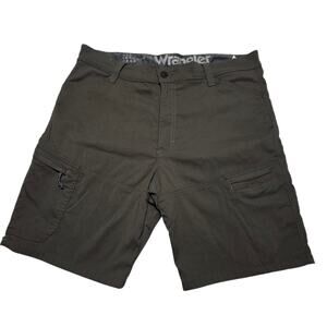 Wrangler ATG Shorts Men's 36 Chino Grey Utility Hike All Terrain Gear Outdoor